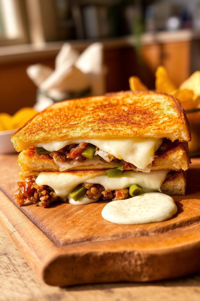 cuban grilled cheese fusion
