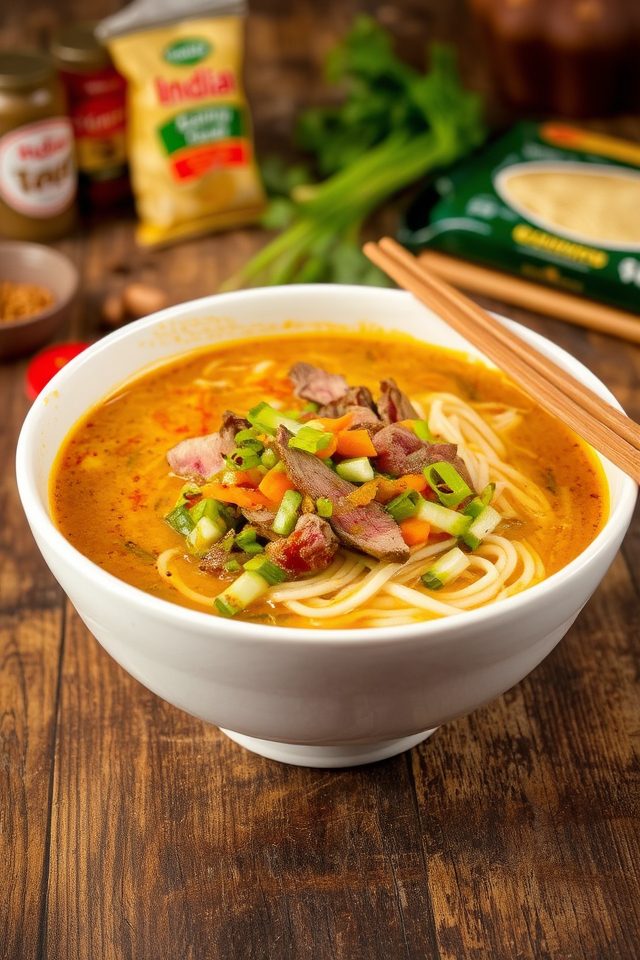 curry ramen soup delight