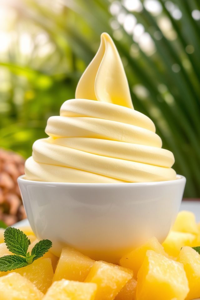dairy free tropical dessert alternative