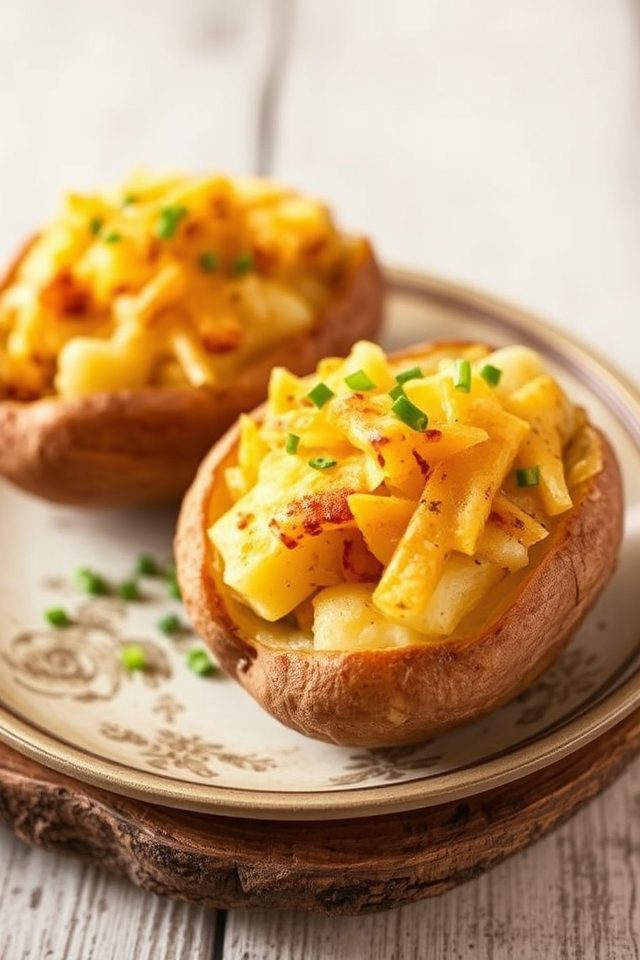 decadent cheesy potato dish