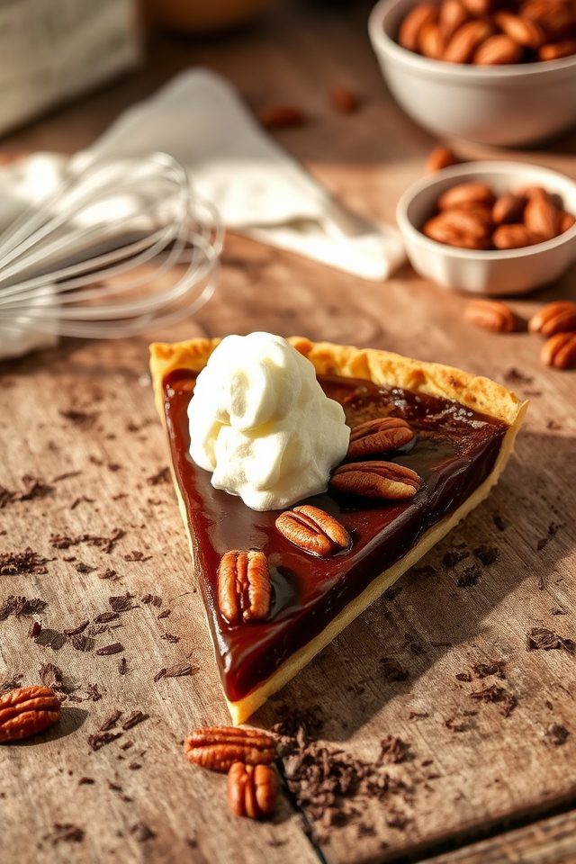decadent chocolate pecan indulgence