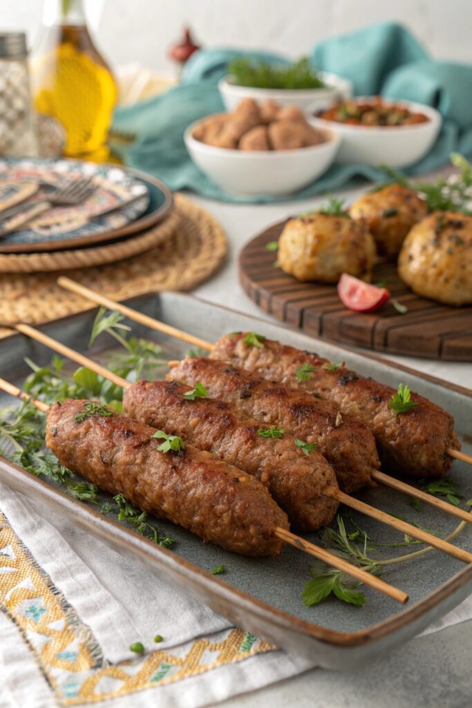 grilled lamb eid koftas