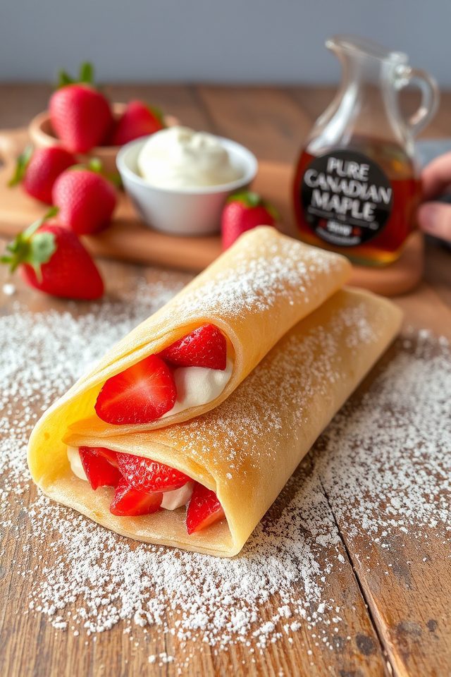 delicious french style crepes