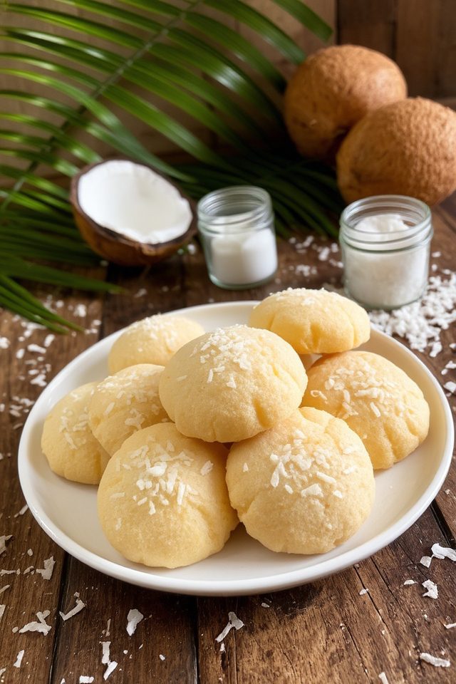 delicious tropical coconut cookies
