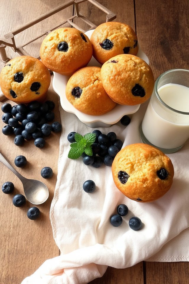delicious vegan blueberry muffins