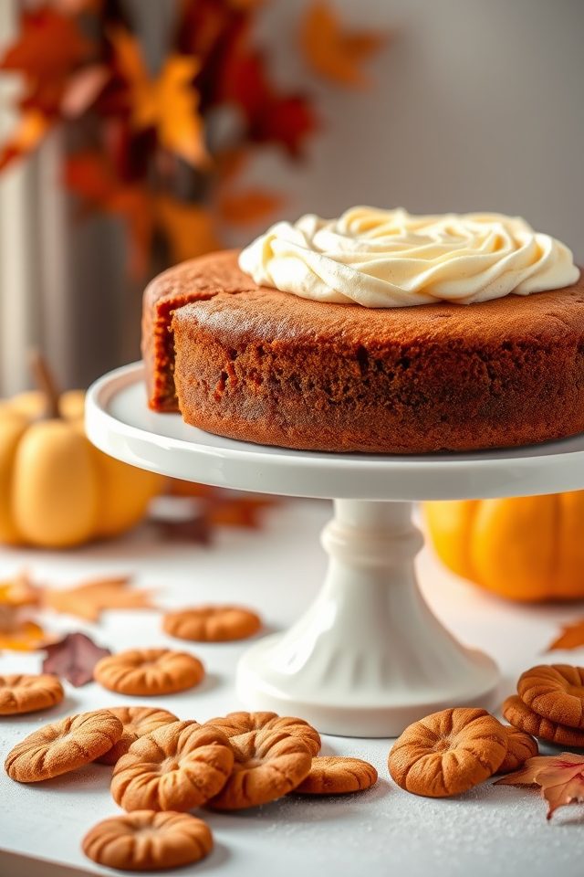deliciously spiced molasses cake