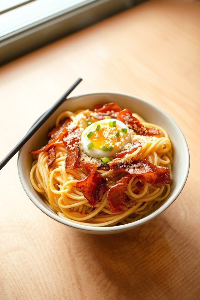 east meets italian dish