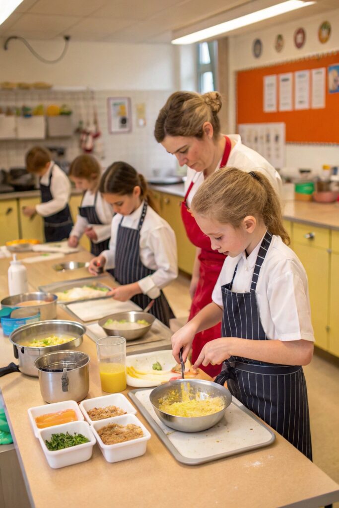 teaching healthy cooking habits