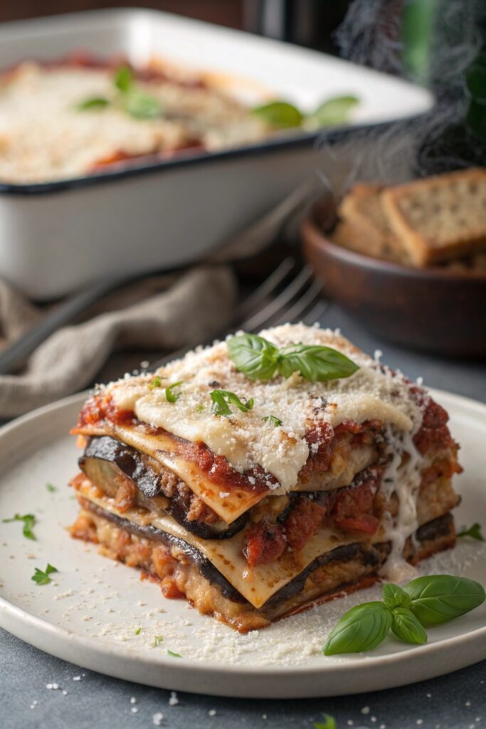 eggplant lasagna low carb alternative