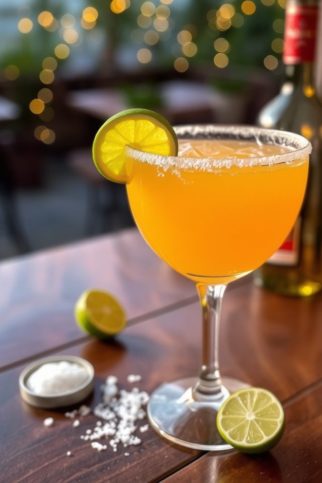 elegant citrus infused margarita