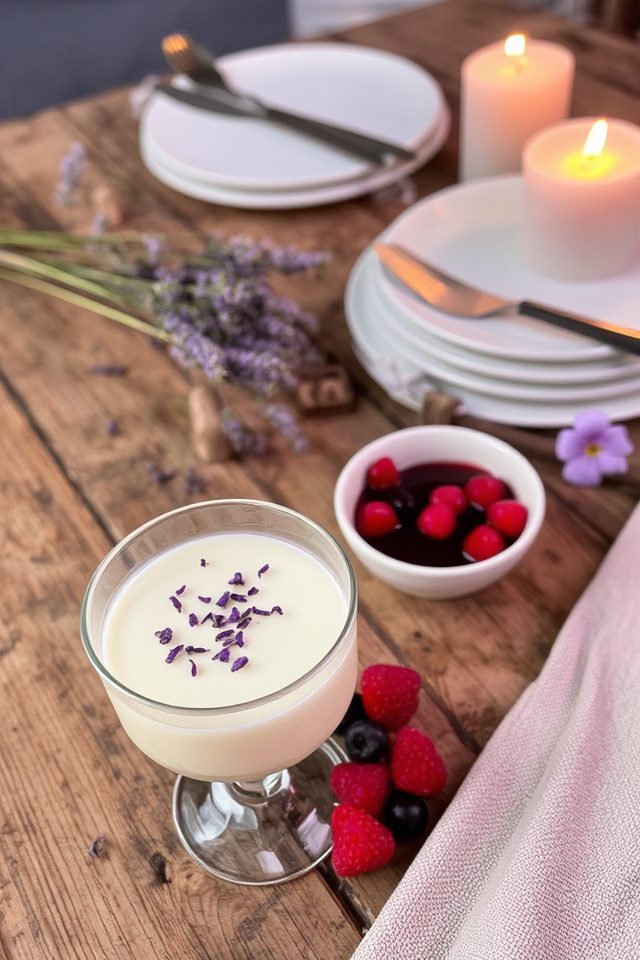 elegant floral dessert delight