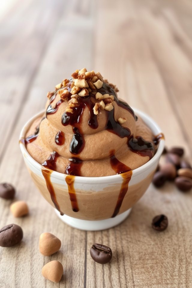 espresso hazelnut frozen custard