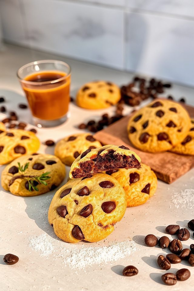 espresso infused chocolate cookies