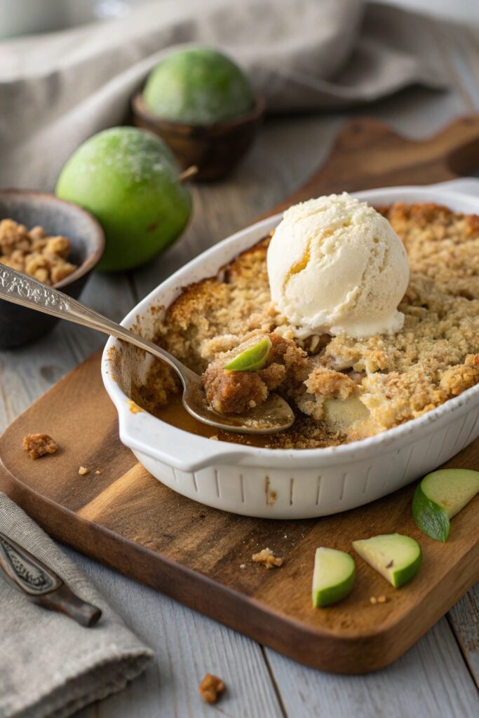 Feijoa and Apple Crumble - A Comforting Exotic Fruit Recipe