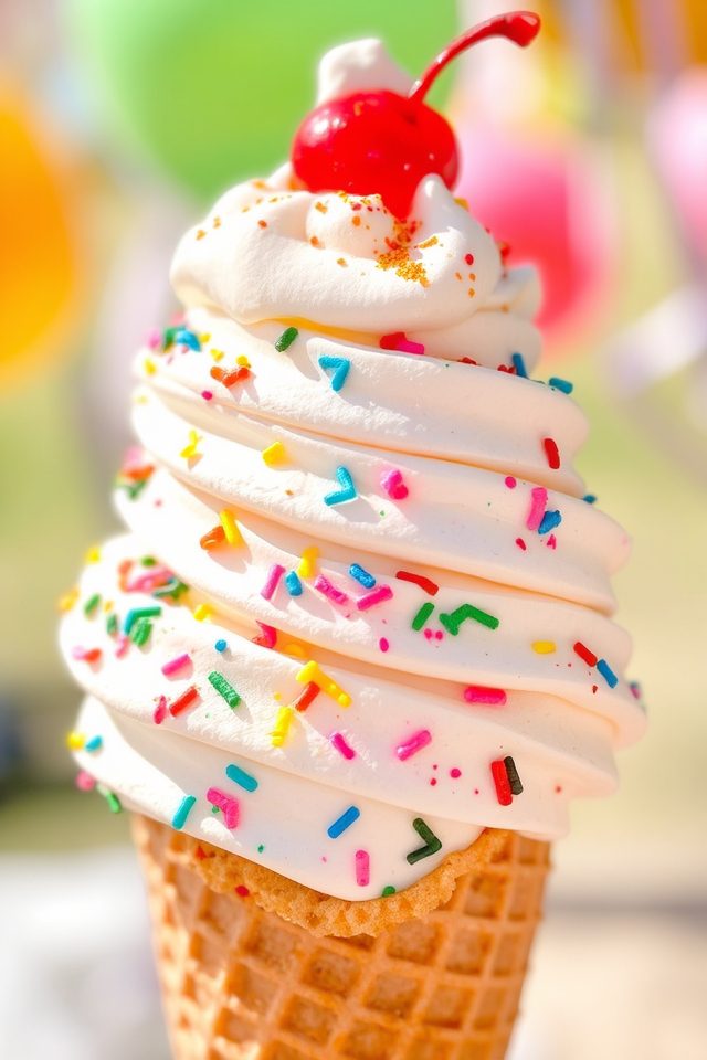 festive ice cream delight