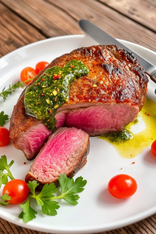 filet mignon with chimichurri
