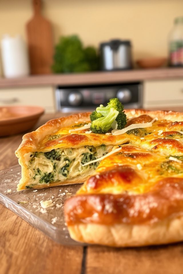 flaky pastry cheese quiche