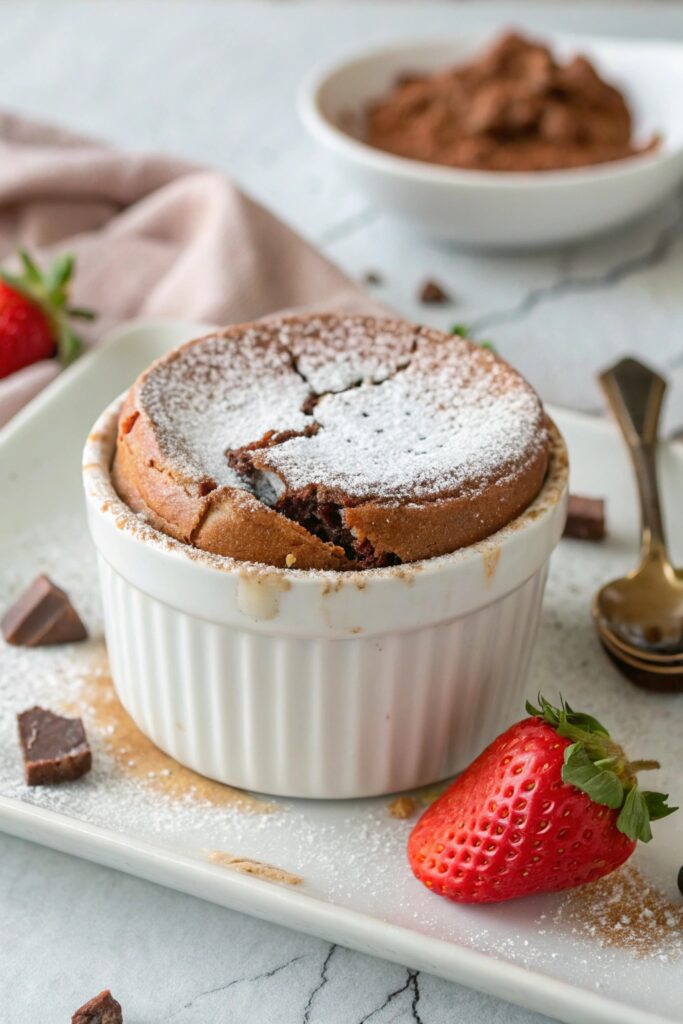 fluffy rich chocolate indulgence
