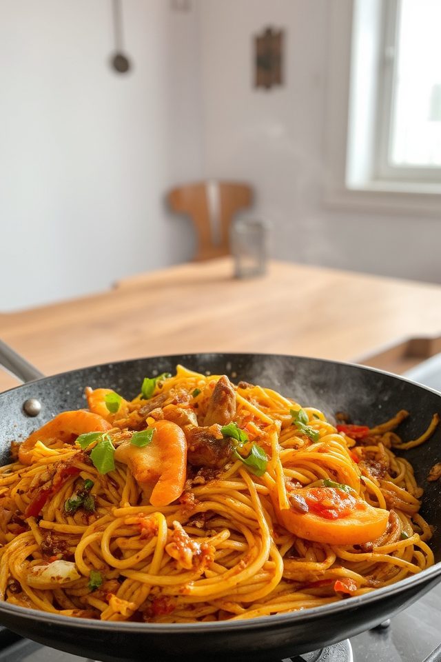 fried noodle student meals