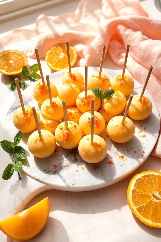frozen orange vanilla snacks