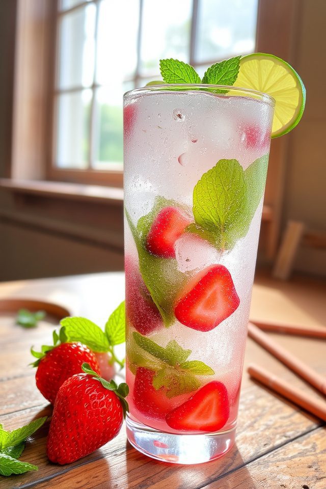 fruity refreshing summer cocktail