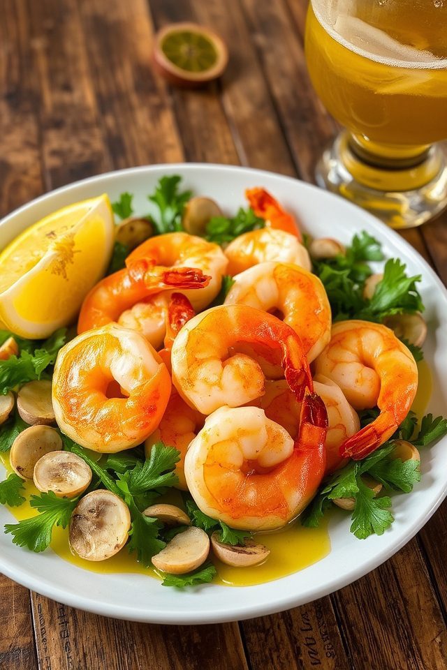 garlic butter shrimp pairing