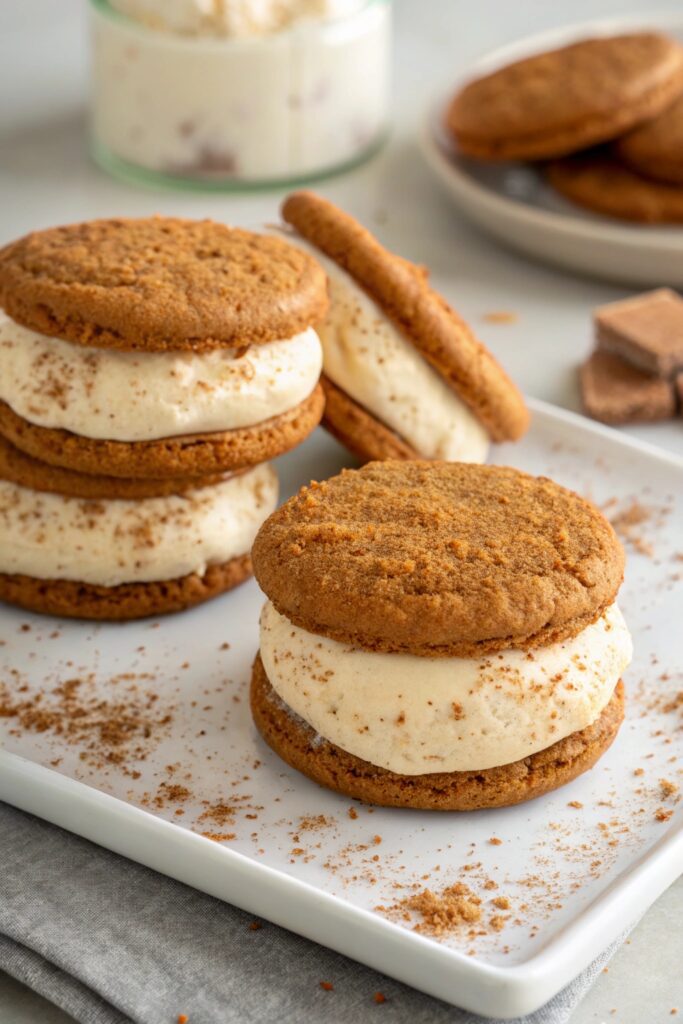 gingersnap ice cream treats