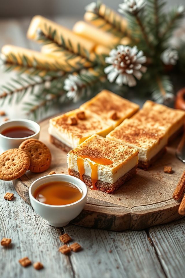 gingersnap cheesecake dessert bars