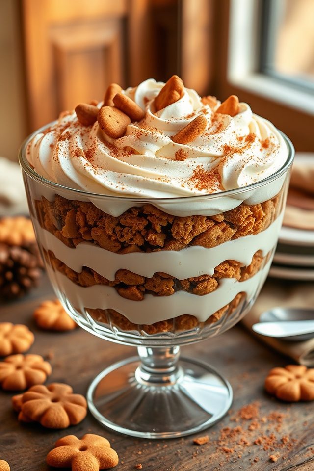 gingersnap cookie whipped cream