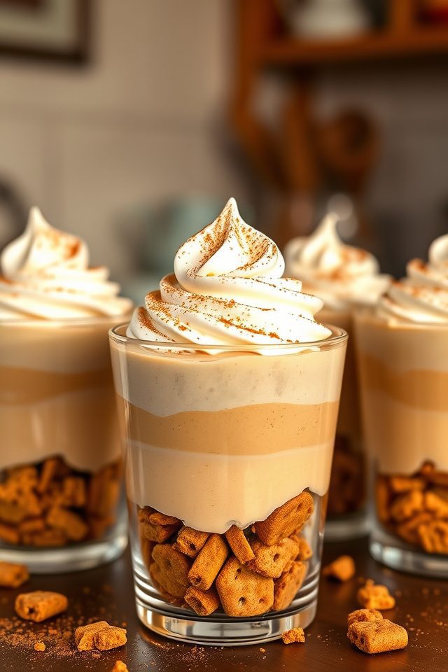 gingersnap pudding dessert parfaits