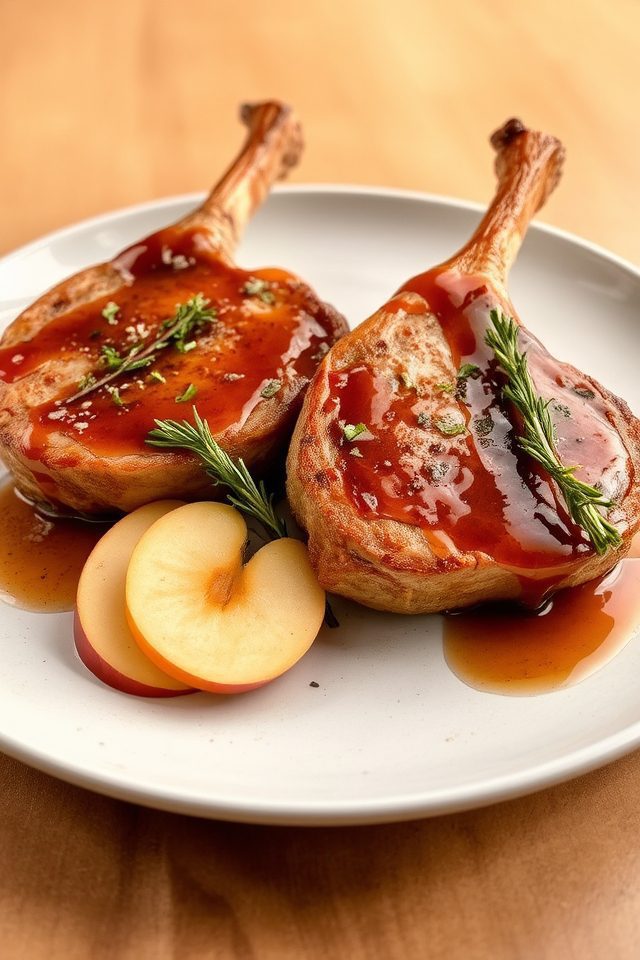 glazed pork chops recipe