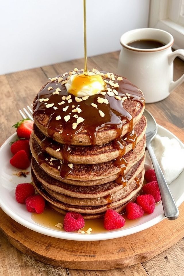 gluten free chocolate pancakes delight