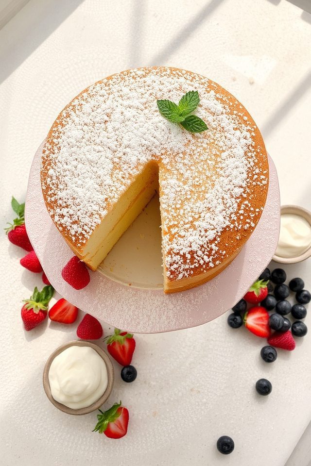 gluten free nutty sponge cake