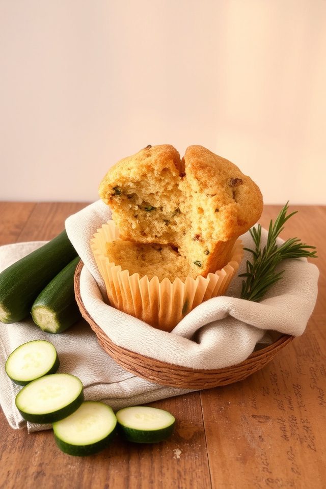 gluten free zucchini muffins