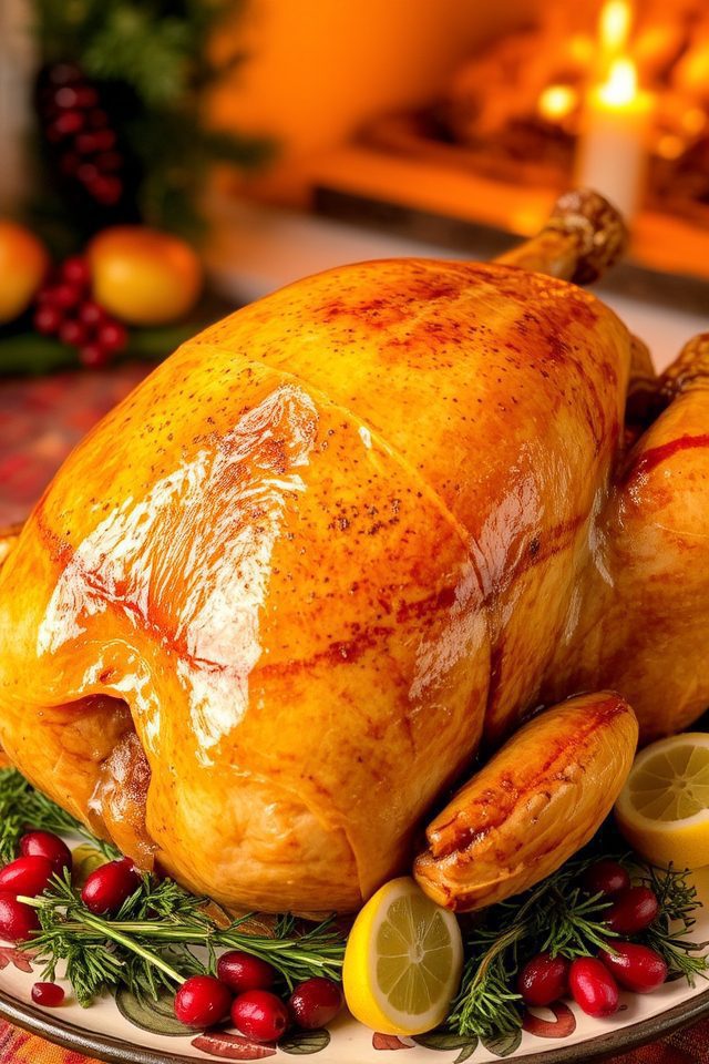golden brown roasted turkey