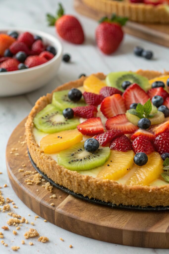 graham cracker crust dessert