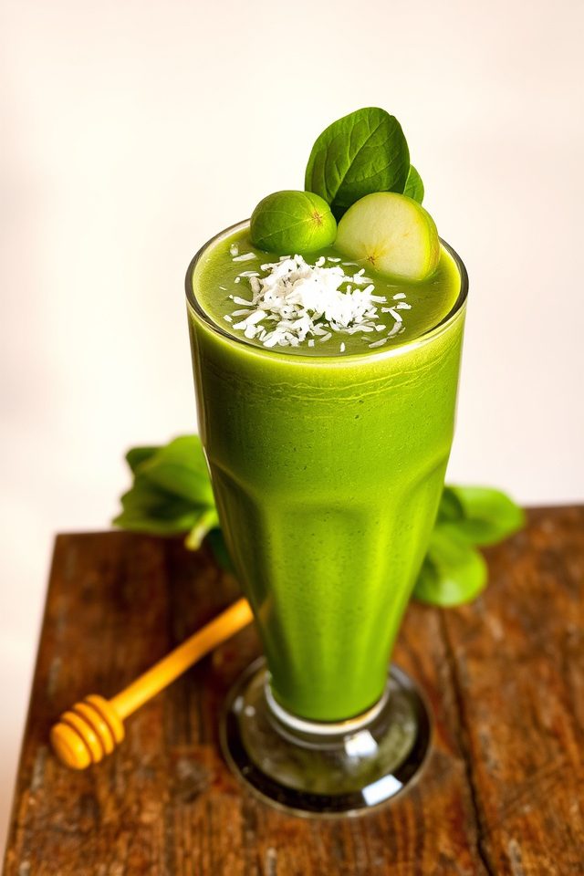 green smoothie for celebration