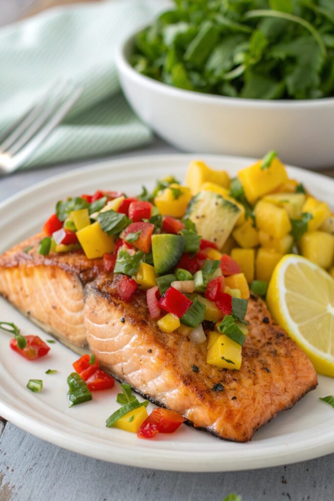 grilled salmon summer recipe