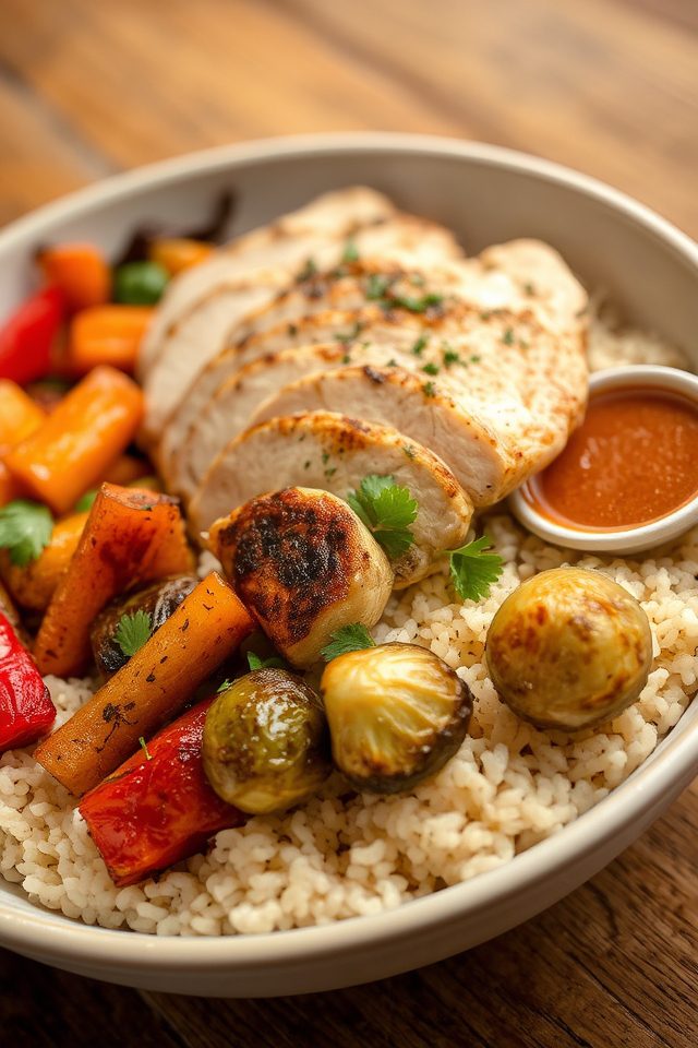 grilled chicken and rice