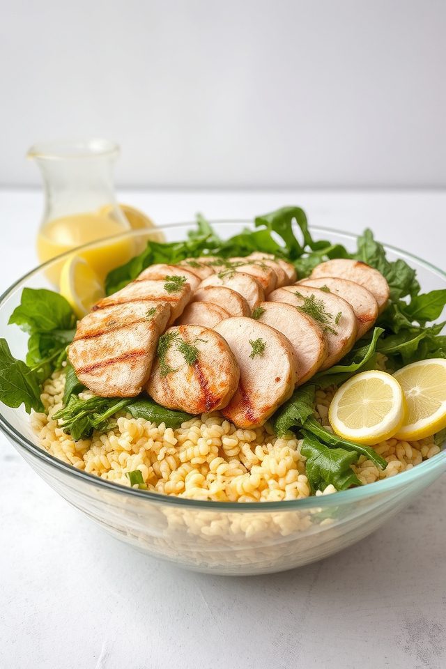 grilled chicken salad delight