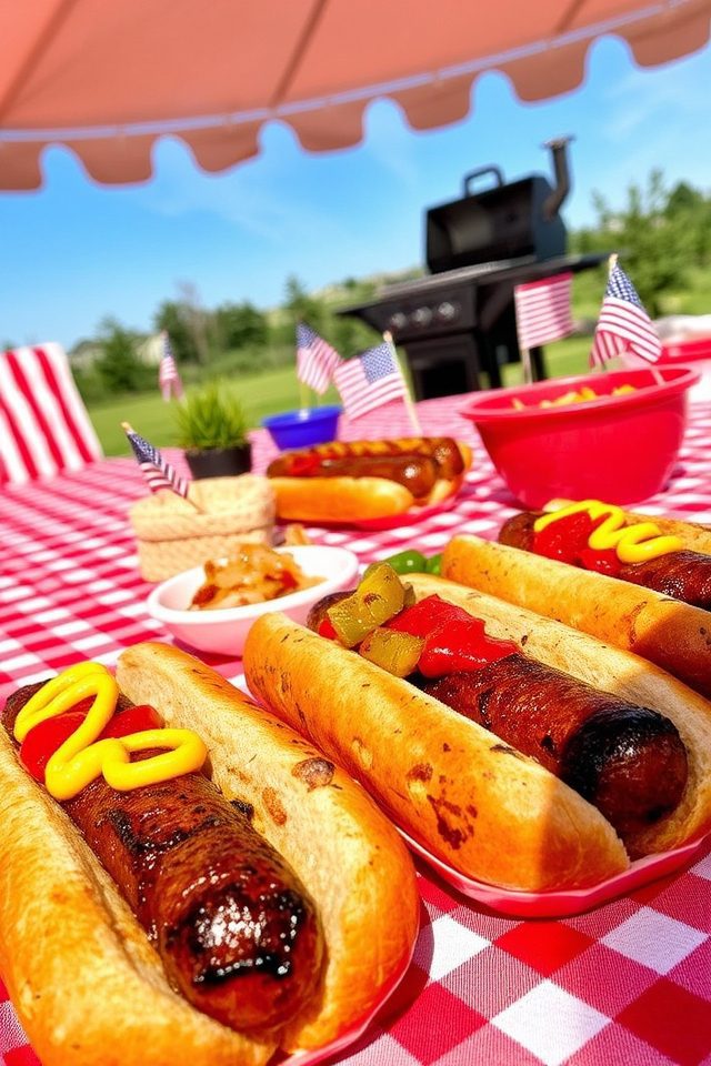 grilled hot dogs delight friends