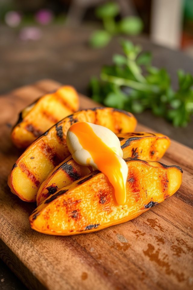 grilled potatoes with mayo