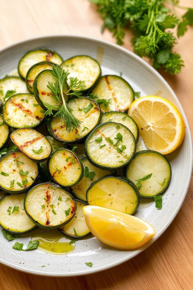 grilled zucchini summer dish