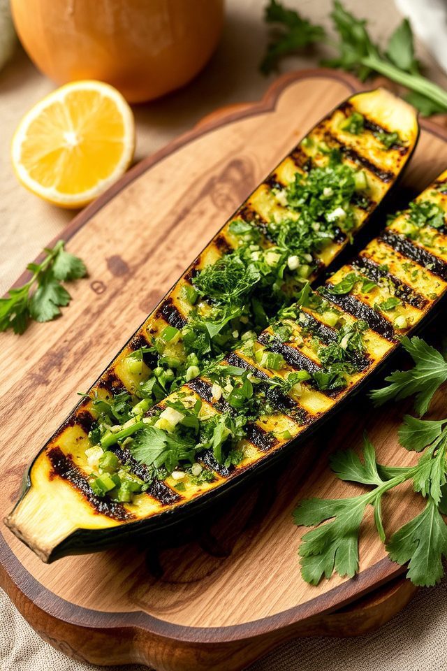 grilled zucchini summer dish