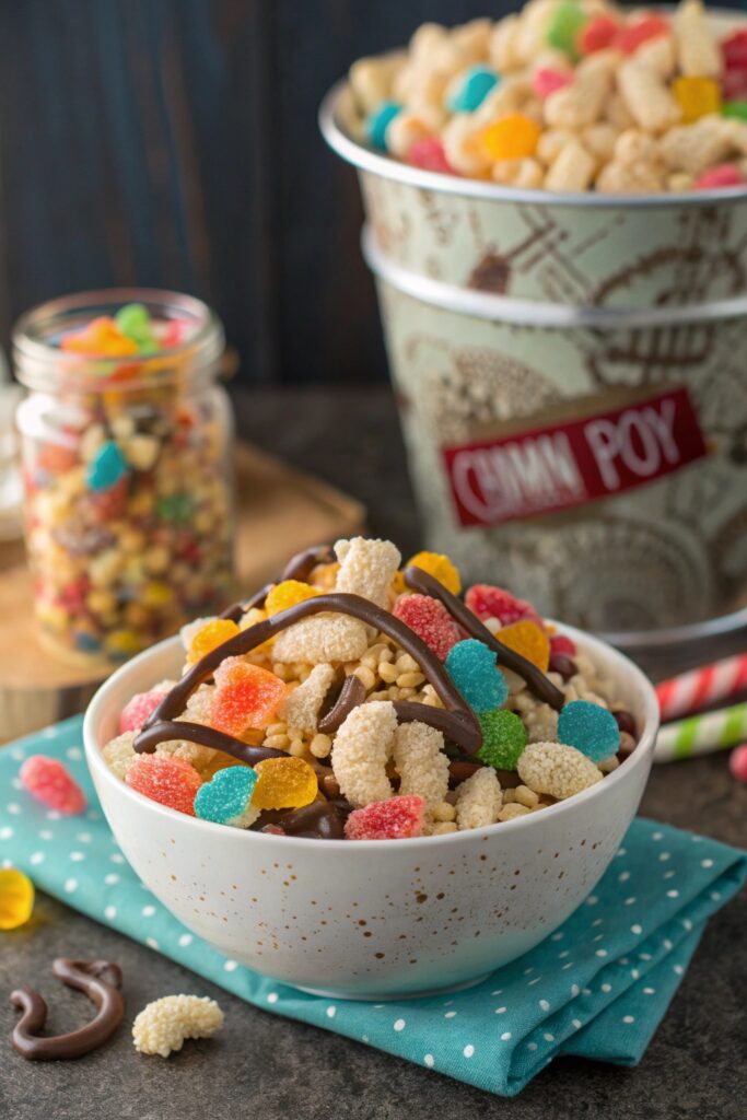 gummy worm cereal mix