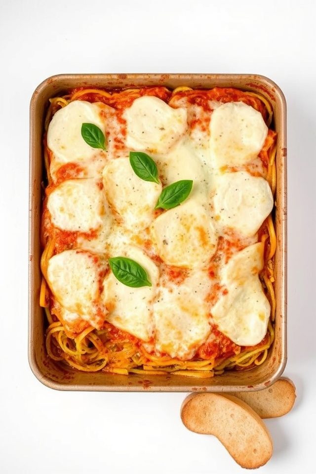 healthy italian zoodle casserole