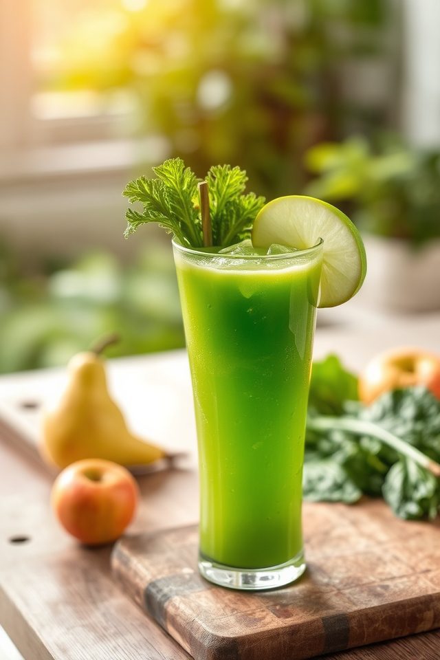 healthy morning juice blend