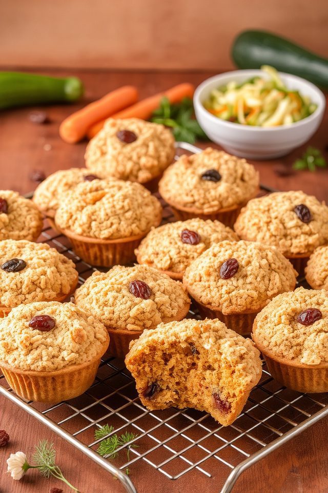 healthy summer fruit muffins