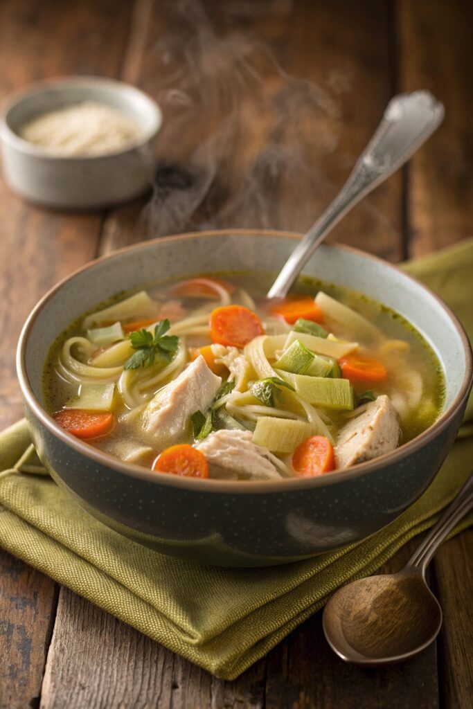 comforting chicken soup recipe