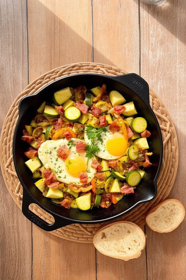 hearty breakfast skillet meal